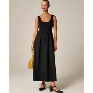 J. Crew Scoopneck Mixy Dress - Black - size Small - New with Tag